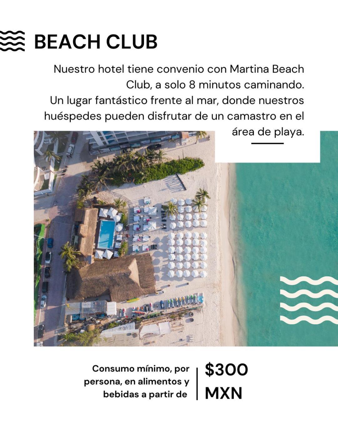 Terrasse Hotel Playa Del Carmen Exterior foto